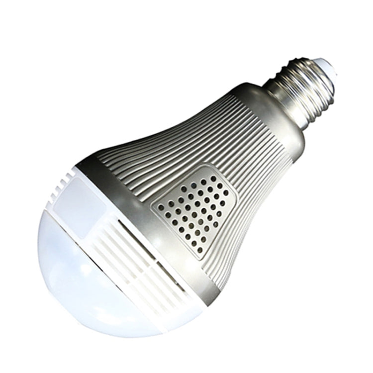 B3-L 3.0 Million Pixels White Light 360-degrees Panoramic Lighting Monitoring Dual-use WiFi Network HD Bulb Camera, Support Motion Detection & Two-way voice, Specification:Host(White)