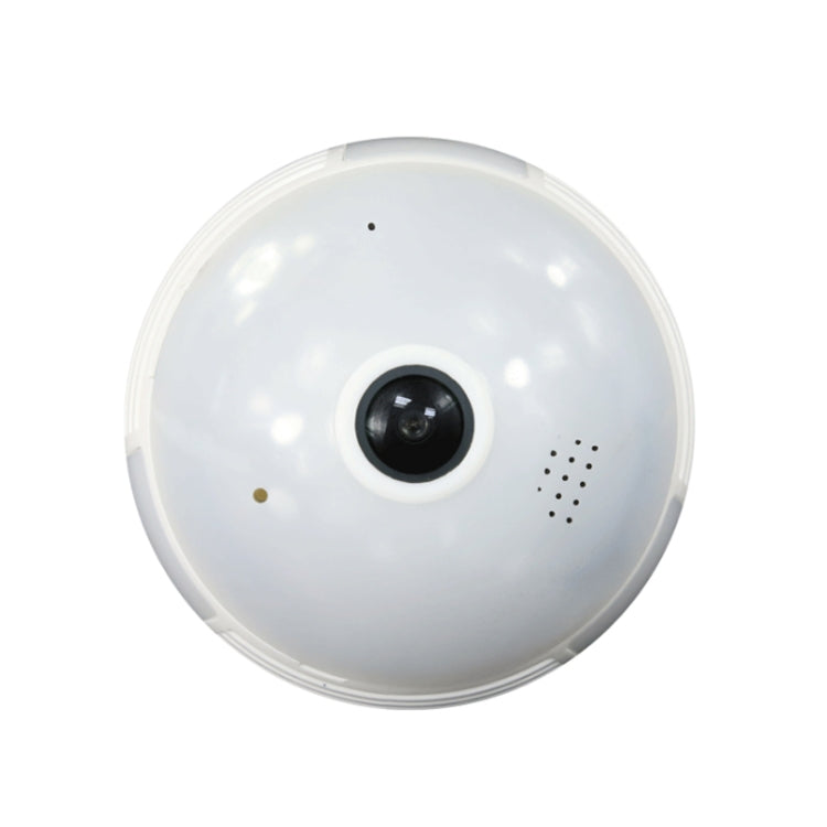B3-L 3.0 Million Pixels White Light 360-degrees Panoramic Lighting Monitoring Dual-use WiFi Network HD Bulb Camera, Support Motion Detection & Two-way voice, Specification:Host(White)
