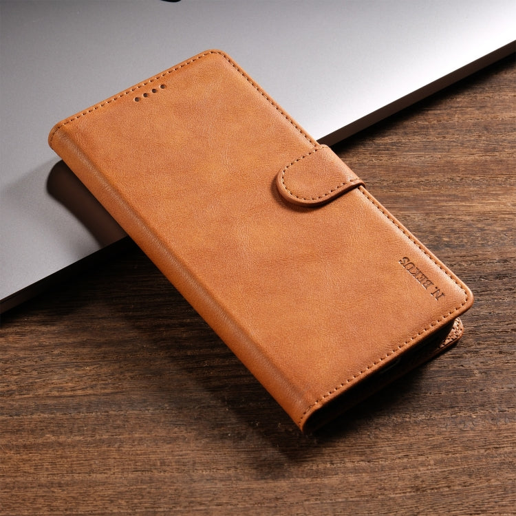 For Samsung Galaxy S22+ 5G N.BEKUS CSJ-P1 Solid Color Leather Phone Case