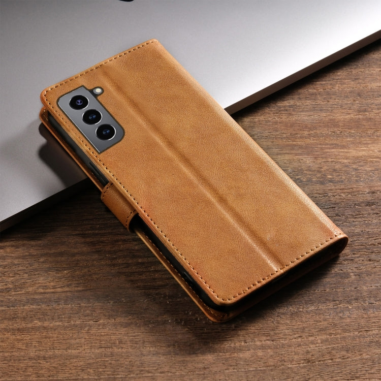 For Samsung Galaxy S22+ 5G N.BEKUS CSJ-P1 Solid Color Leather Phone Case