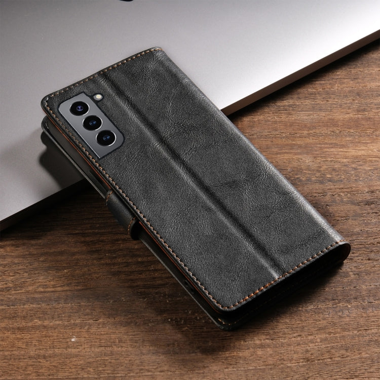 For Samsung Galaxy S22+ 5G N.BEKUS CSJ-P1 Solid Color Leather Phone Case