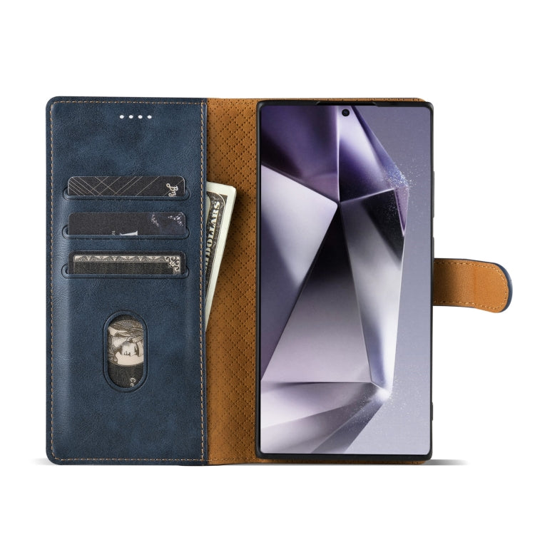 For Samsung Galaxy S21 Ultra 5G N.BEKUS CSJ-P1 Solid Color Leather Phone Case