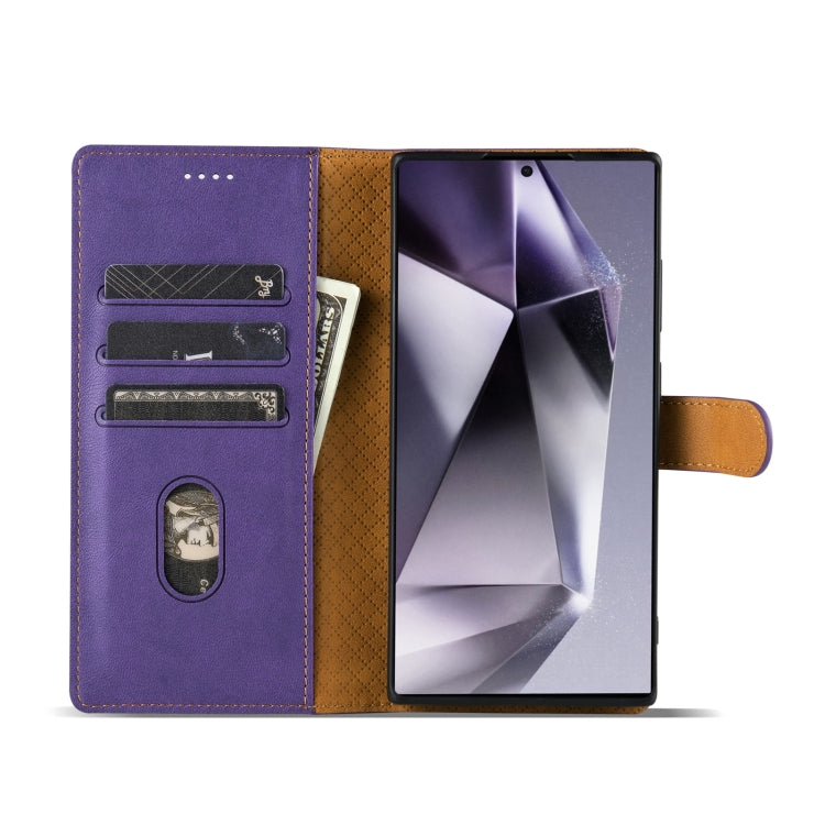 For Samsung Galaxy S21 Ultra 5G N.BEKUS CSJ-P1 Solid Color Leather Phone Case