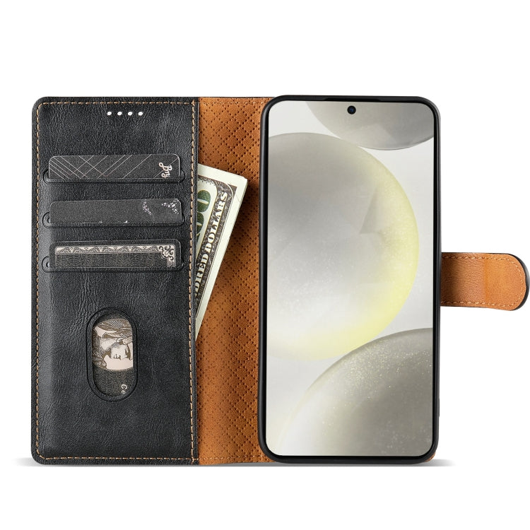 For Samsung Galaxy S21 5G N.BEKUS CSJ-P1 Solid Color Leather Phone Case