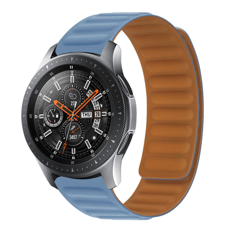 20mm Contrast Color Magnetic Silicone Watch Band