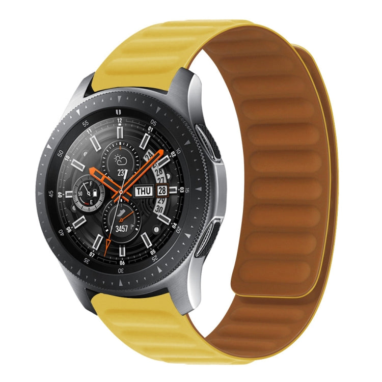 20mm Contrast Color Magnetic Silicone Watch Band