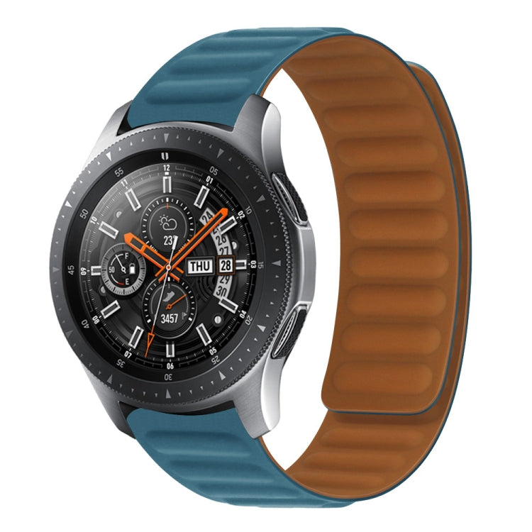 20mm Contrast Color Magnetic Silicone Watch Band