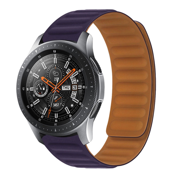20mm Contrast Color Magnetic Silicone Watch Band