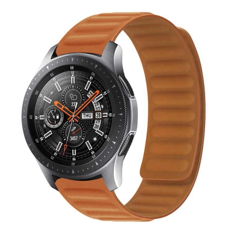 20mm Contrast Color Magnetic Silicone Watch Band
