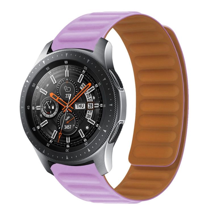 20mm Contrast Color Magnetic Silicone Watch Band