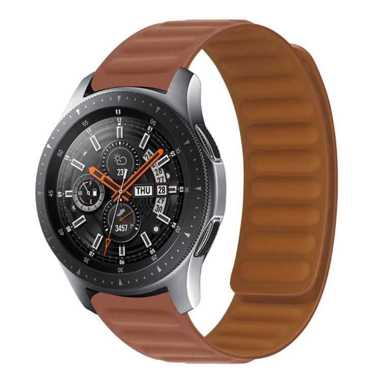 22mm Contrast Color Magnetic Silicone Watch Band