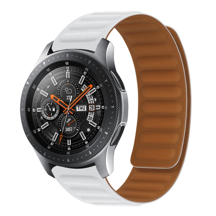 22mm Contrast Color Magnetic Silicone Watch Band