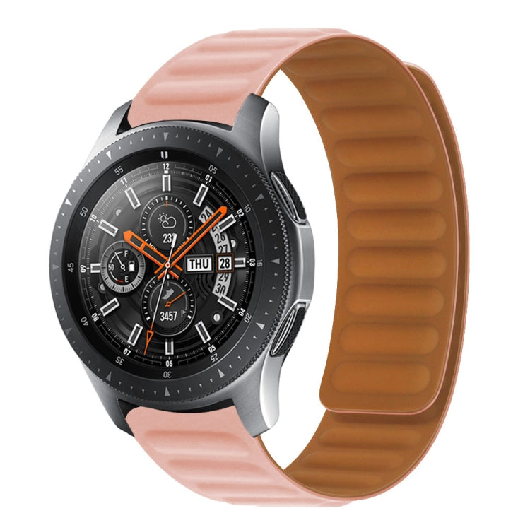 22mm Contrast Color Magnetic Silicone Watch Band