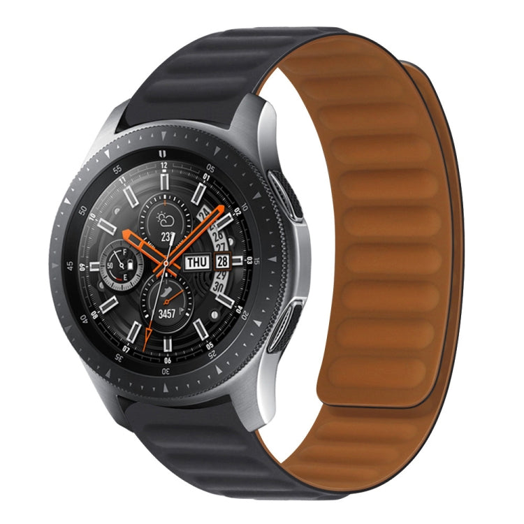 22mm Contrast Color Magnetic Silicone Watch Band