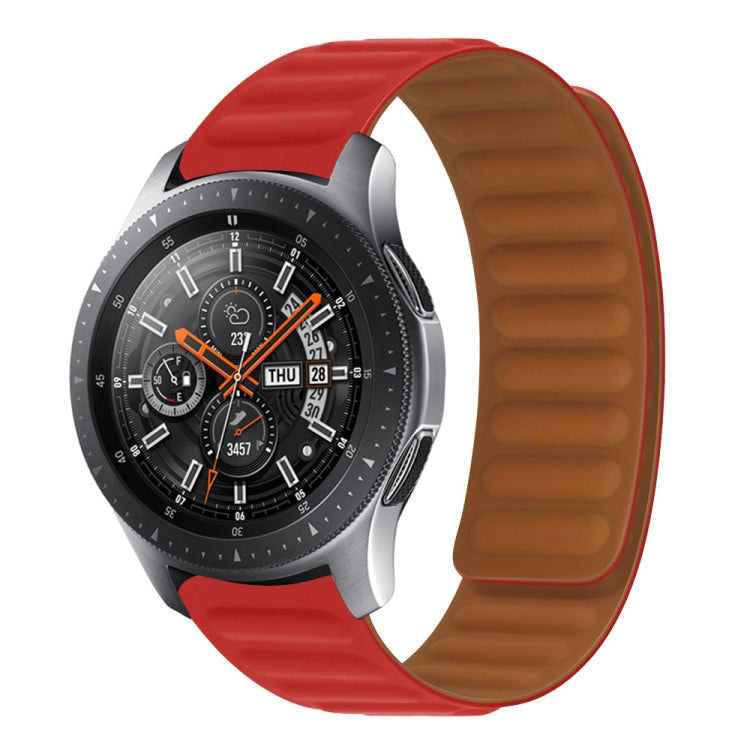 22mm Contrast Color Magnetic Silicone Watch Band
