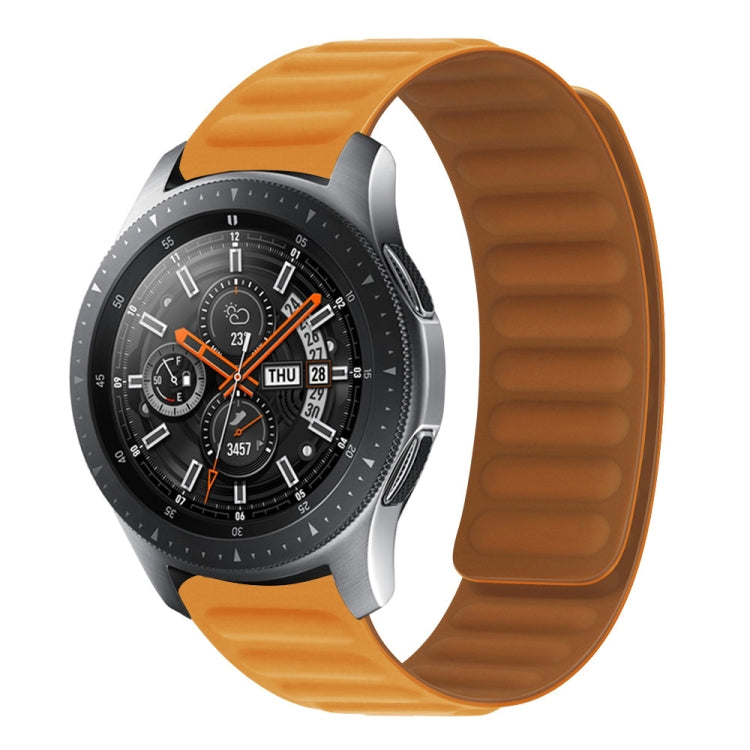 22mm Contrast Color Magnetic Silicone Watch Band