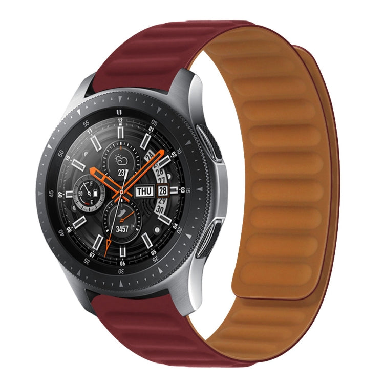 22mm Contrast Color Magnetic Silicone Watch Band