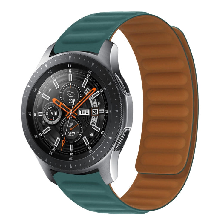 22mm Contrast Color Magnetic Silicone Watch Band