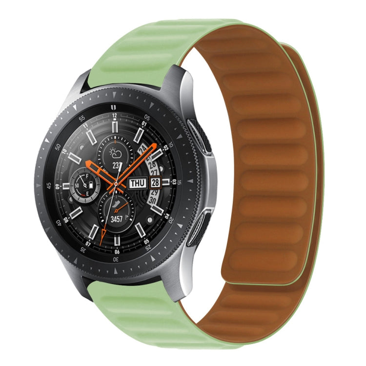 22mm Contrast Color Magnetic Silicone Watch Band
