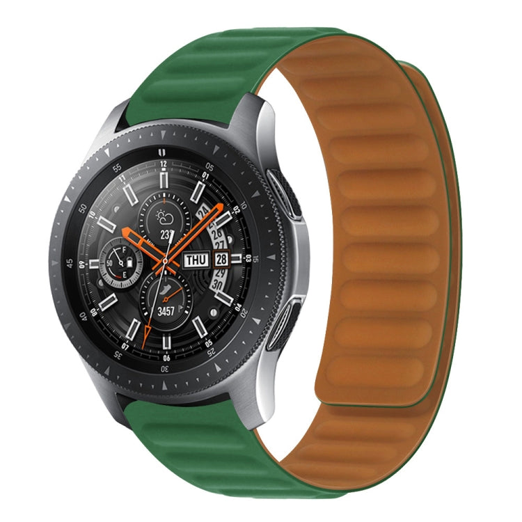 22mm Contrast Color Magnetic Silicone Watch Band