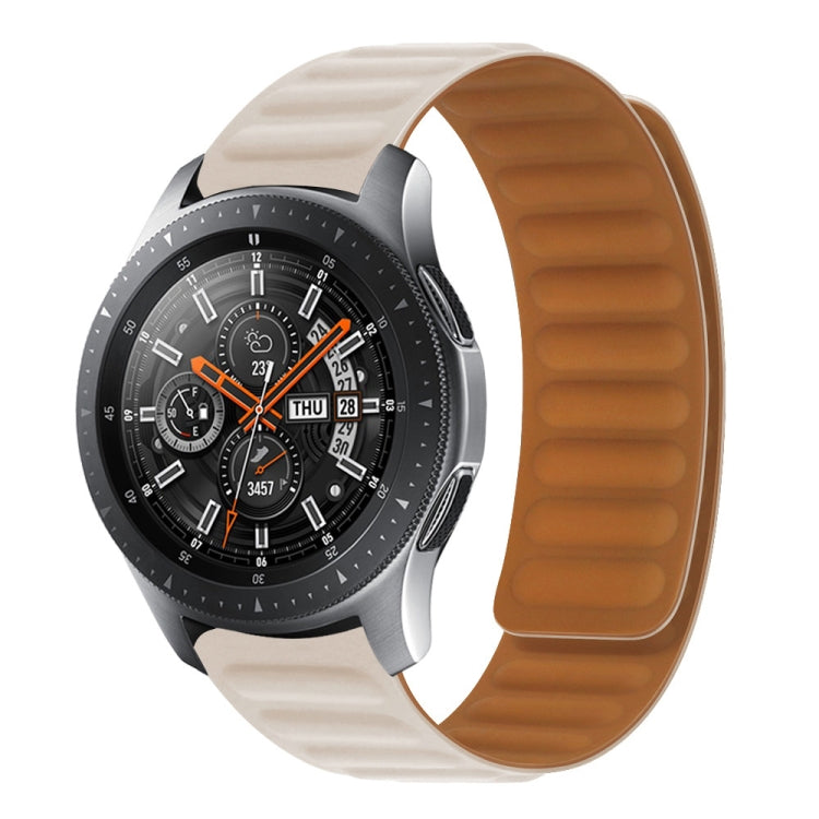 22mm Contrast Color Magnetic Silicone Watch Band
