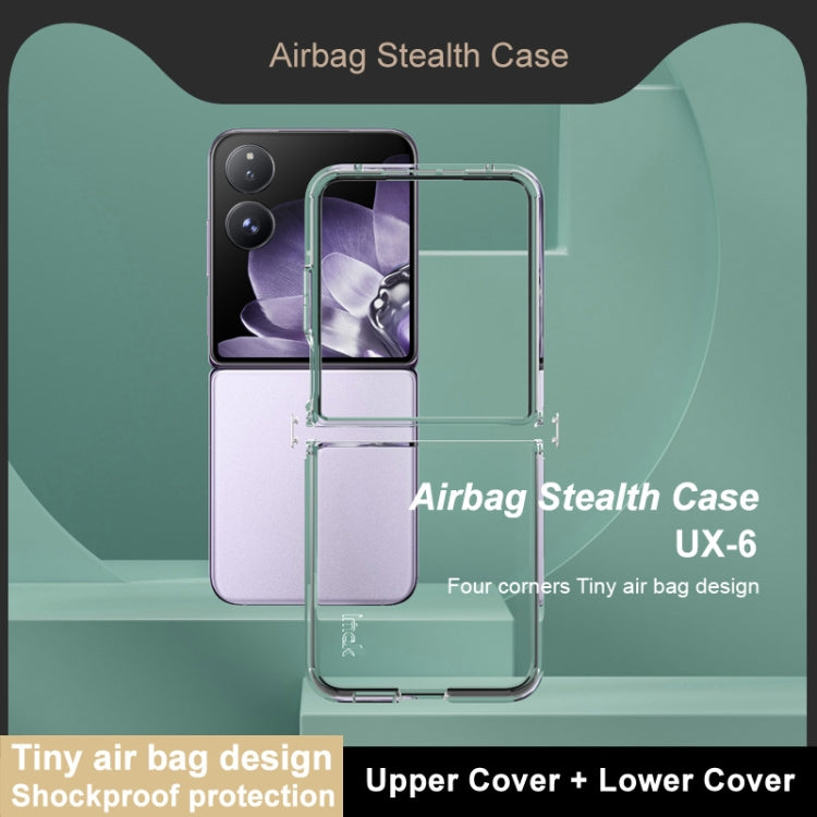 For Xiaomi Mix Flip imak UX-6 series All-inclusive Shockproof Airbag TPU Invisible Phone Case - Transparent