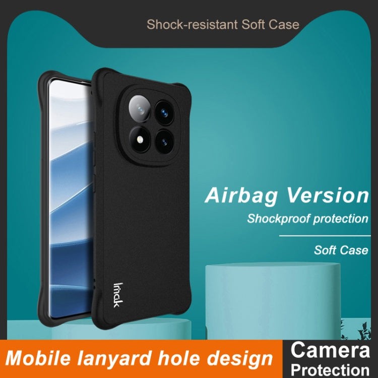 For Redmi Note 14 Pro+ 5G imak Shockproof Airbag TPU Phone Case