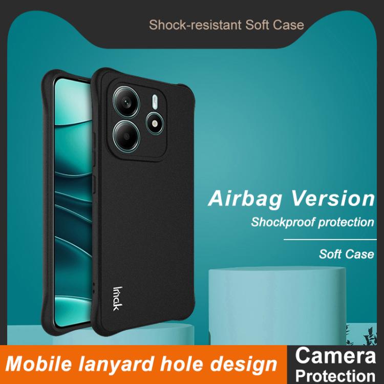 For Redmi Note 14 5G Global imak Shockproof Airbag TPU Phone Case
