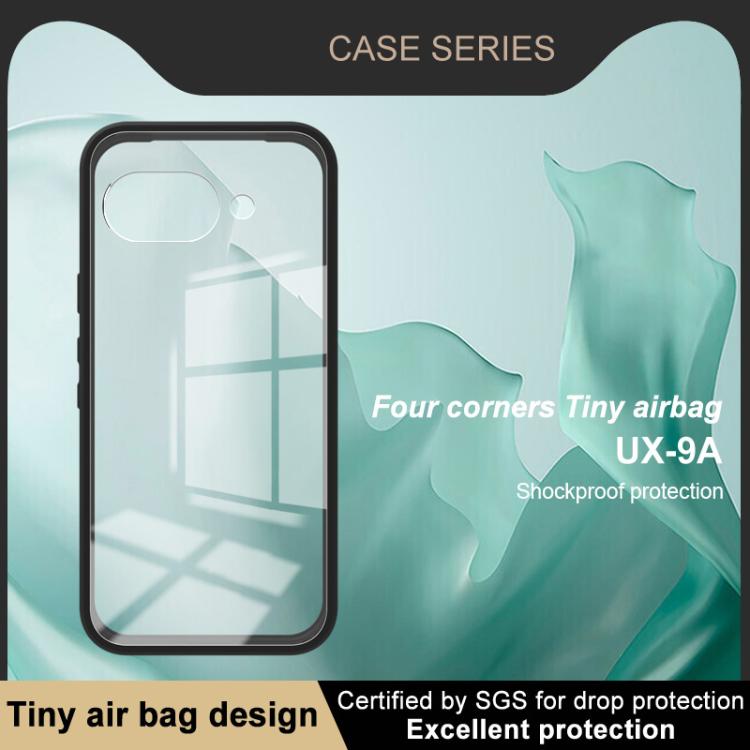 For Google Pixel 9a imak UX-9A Series Four-corner Airbag Shockproof Phone Case