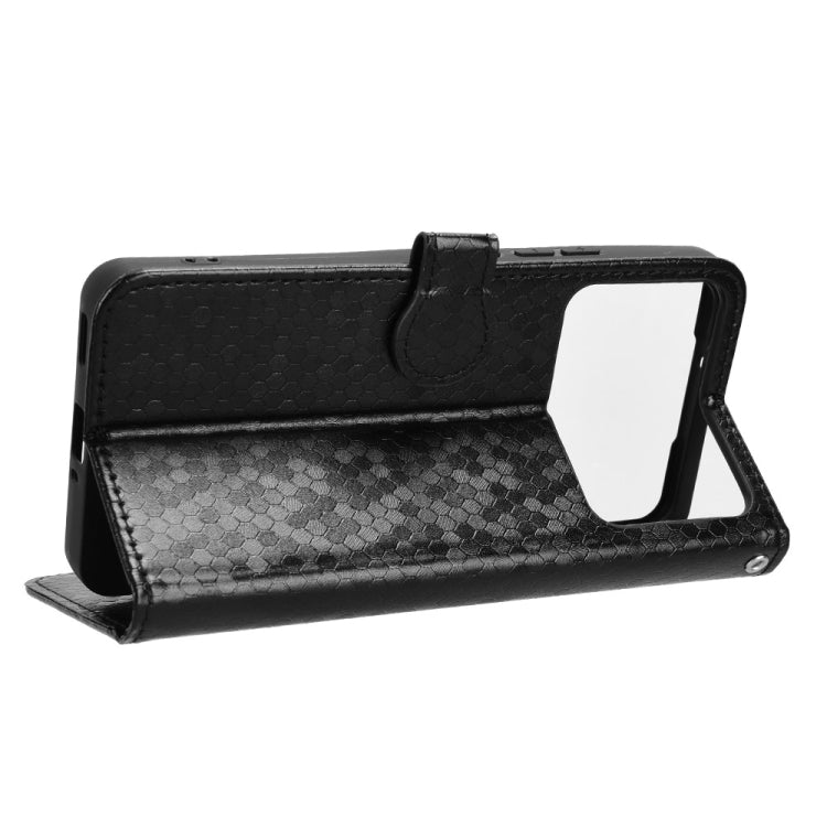 For Redmi K70 Ultra Honeycomb Dot Texture Leather Phone Case