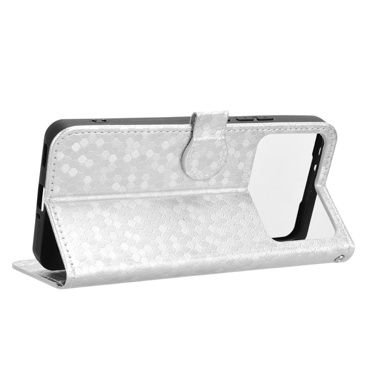 For Redmi K70 Ultra Honeycomb Dot Texture Leather Phone Case