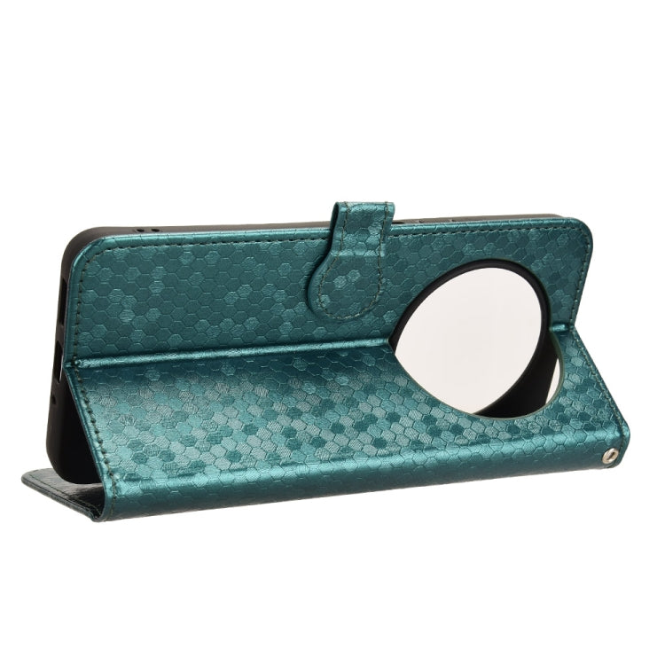 For Redmi 14C 4G Honeycomb Dot Texture Leather Phone Case