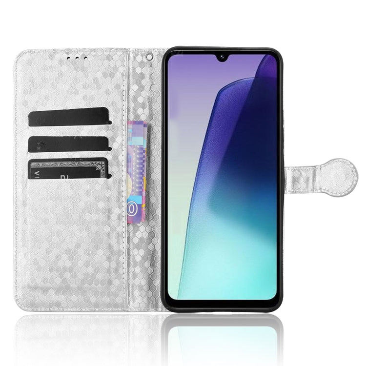 For Redmi 14C 4G Honeycomb Dot Texture Leather Phone Case