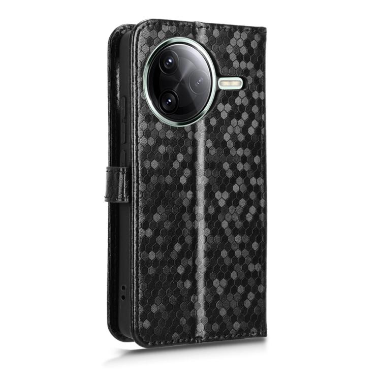 For Redmi K80 / K80 Pro Honeycomb Dot Texture Leather Phone Case