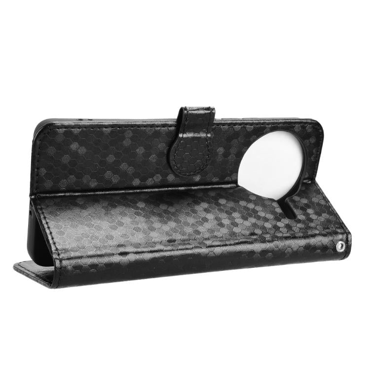 For Redmi K80 / K80 Pro Honeycomb Dot Texture Leather Phone Case