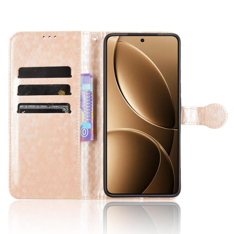 For Redmi K80 / K80 Pro Honeycomb Dot Texture Leather Phone Case