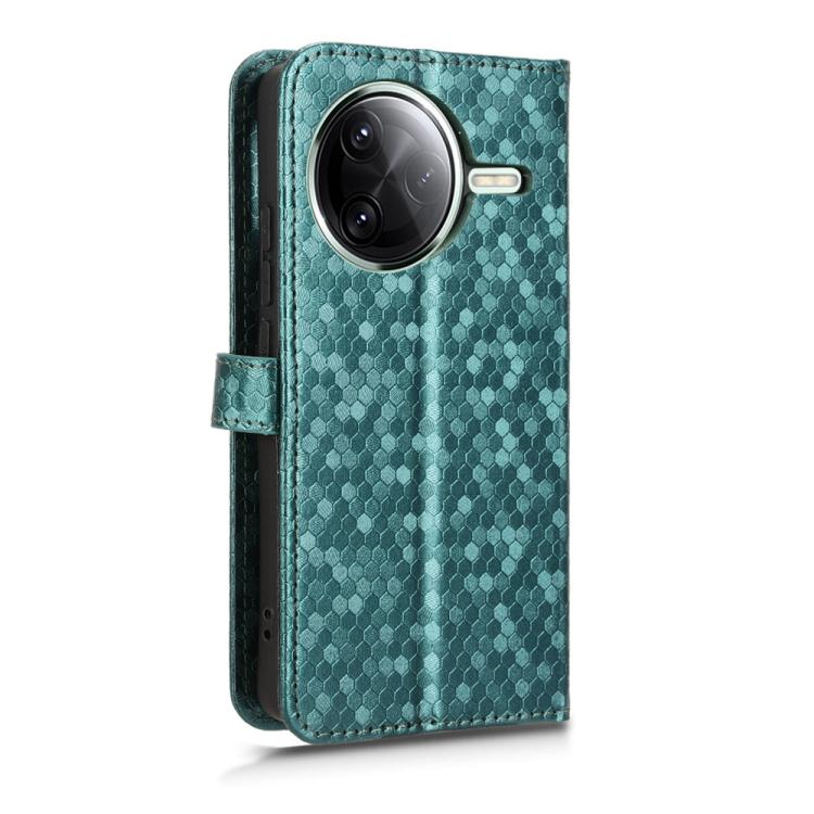 For Redmi K80 / K80 Pro Honeycomb Dot Texture Leather Phone Case