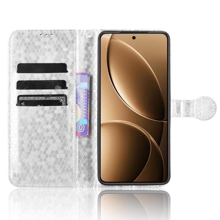 For Redmi K80 / K80 Pro Honeycomb Dot Texture Leather Phone Case