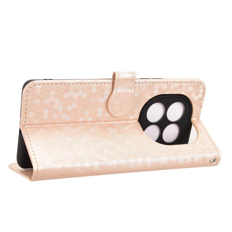 For Redmi Note 14 Pro 4G Honeycomb Dot Texture Leather Phone Case