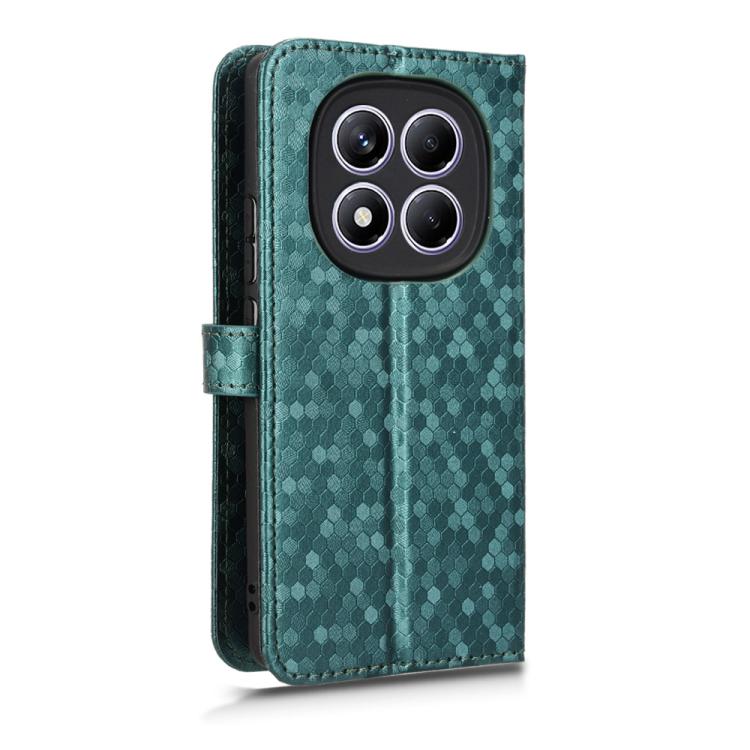 For Redmi Note 14 Pro 4G Honeycomb Dot Texture Leather Phone Case