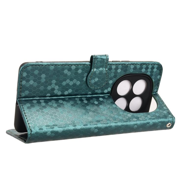 For Redmi Note 14 Pro 4G Honeycomb Dot Texture Leather Phone Case