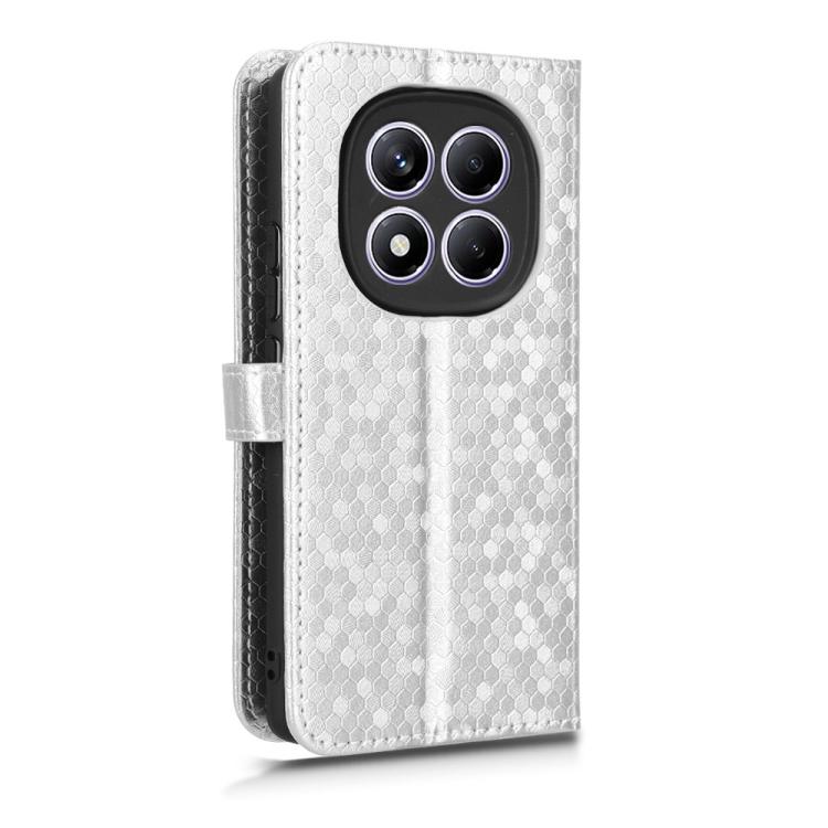For Redmi Note 14 Pro 4G Honeycomb Dot Texture Leather Phone Case