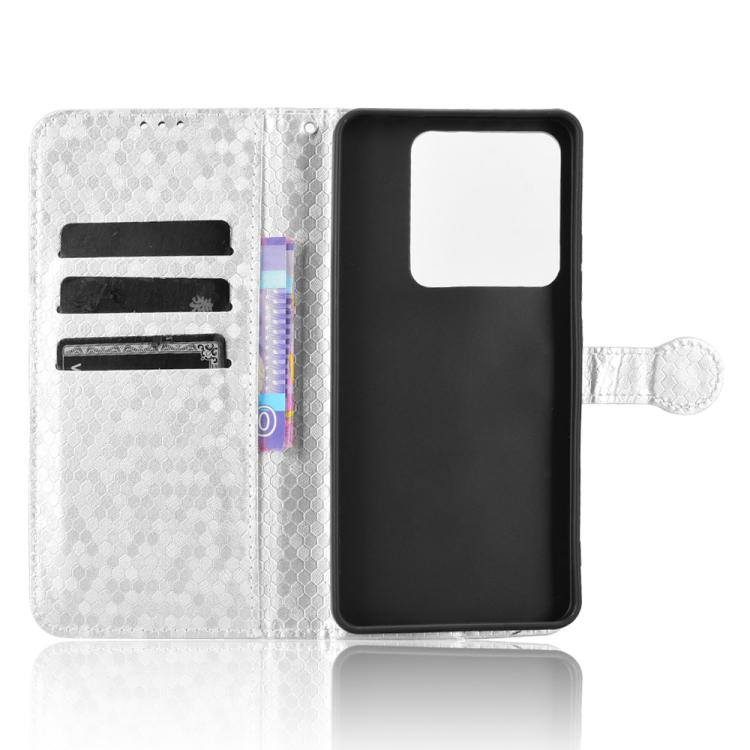 For Xiaomi Poco M7 Pro 5G / Redmi Note 14 5G Honeycomb Dot Texture Leather Phone Case
