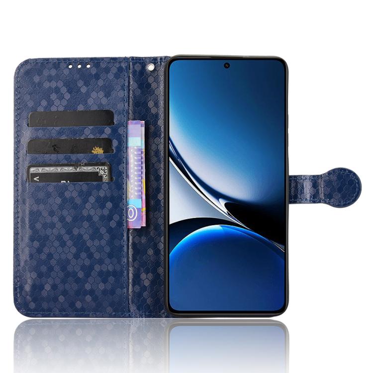 For Xiaomi Poco X7 Pro 5G / Redmi Turbo 4 5G Honeycomb Dot Texture Leather Phone Case