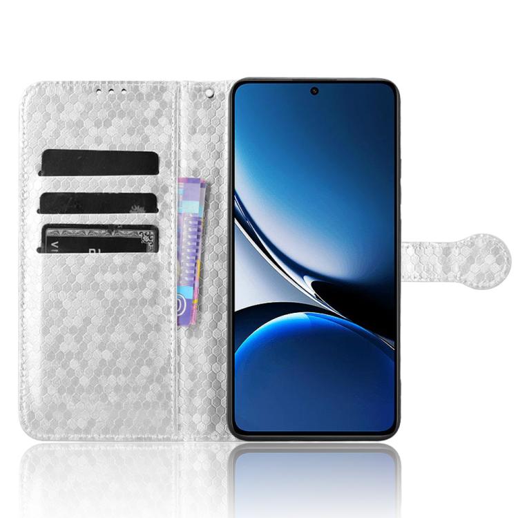For Xiaomi Poco X7 Pro 5G / Redmi Turbo 4 5G Honeycomb Dot Texture Leather Phone Case