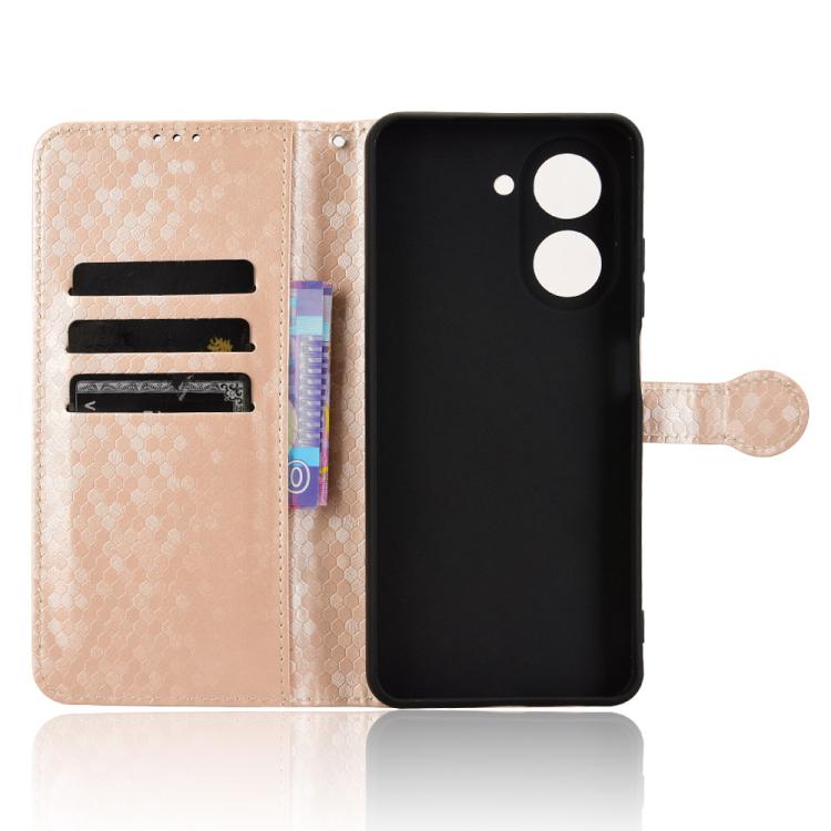 For Redmi A5 4G 171.7mm / Xiaomi Poco C71 Honeycomb Dot Texture Leather Phone Case