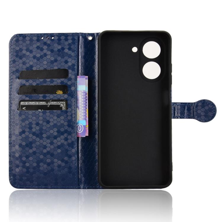 For Redmi A5 4G 171.7mm / Xiaomi Poco C71 Honeycomb Dot Texture Leather Phone Case