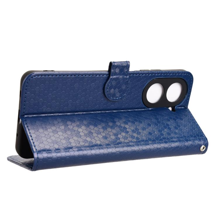 For Redmi A5 4G 171.7mm / Xiaomi Poco C71 Honeycomb Dot Texture Leather Phone Case