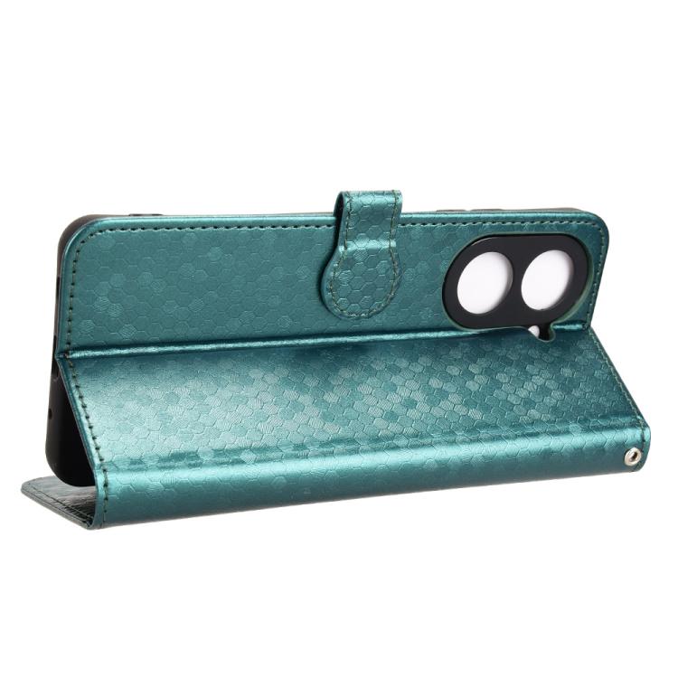 For Redmi A5 4G 171.7mm / Xiaomi Poco C71 Honeycomb Dot Texture Leather Phone Case
