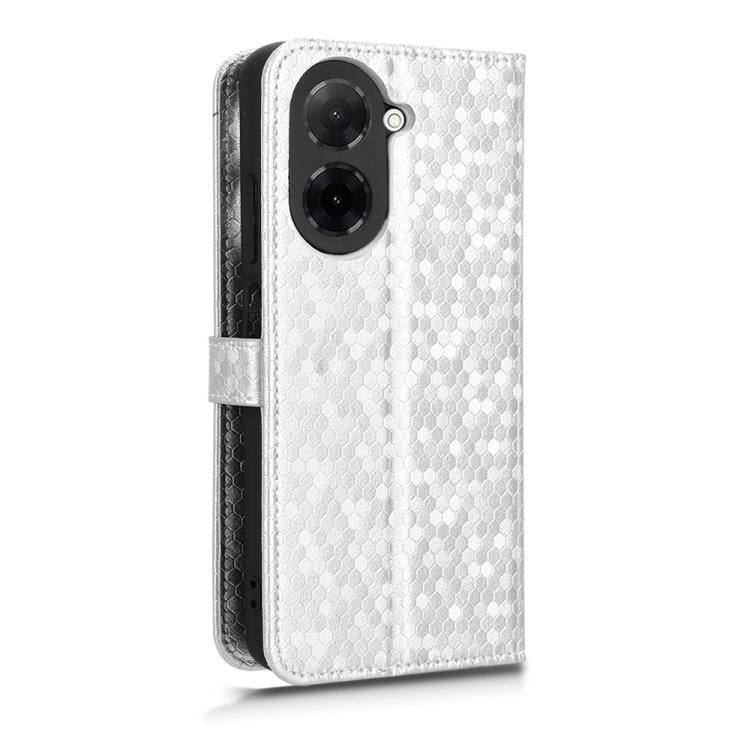For Redmi A5 4G 171.7mm / Xiaomi Poco C71 Honeycomb Dot Texture Leather Phone Case
